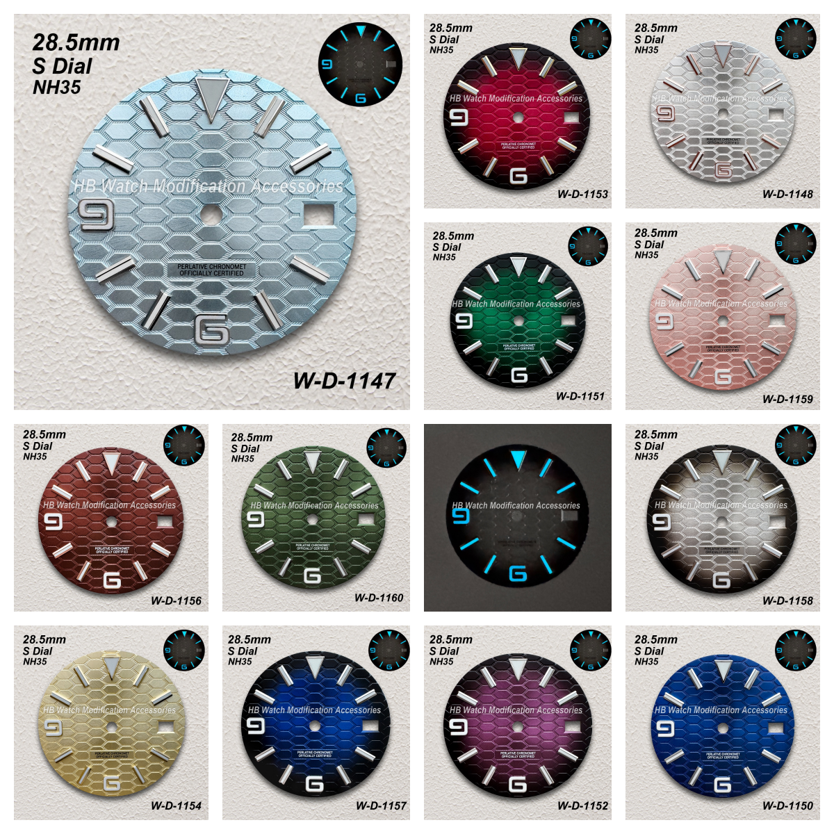 Reel Case - 28.5mm S Logo Diving Dial Fit
