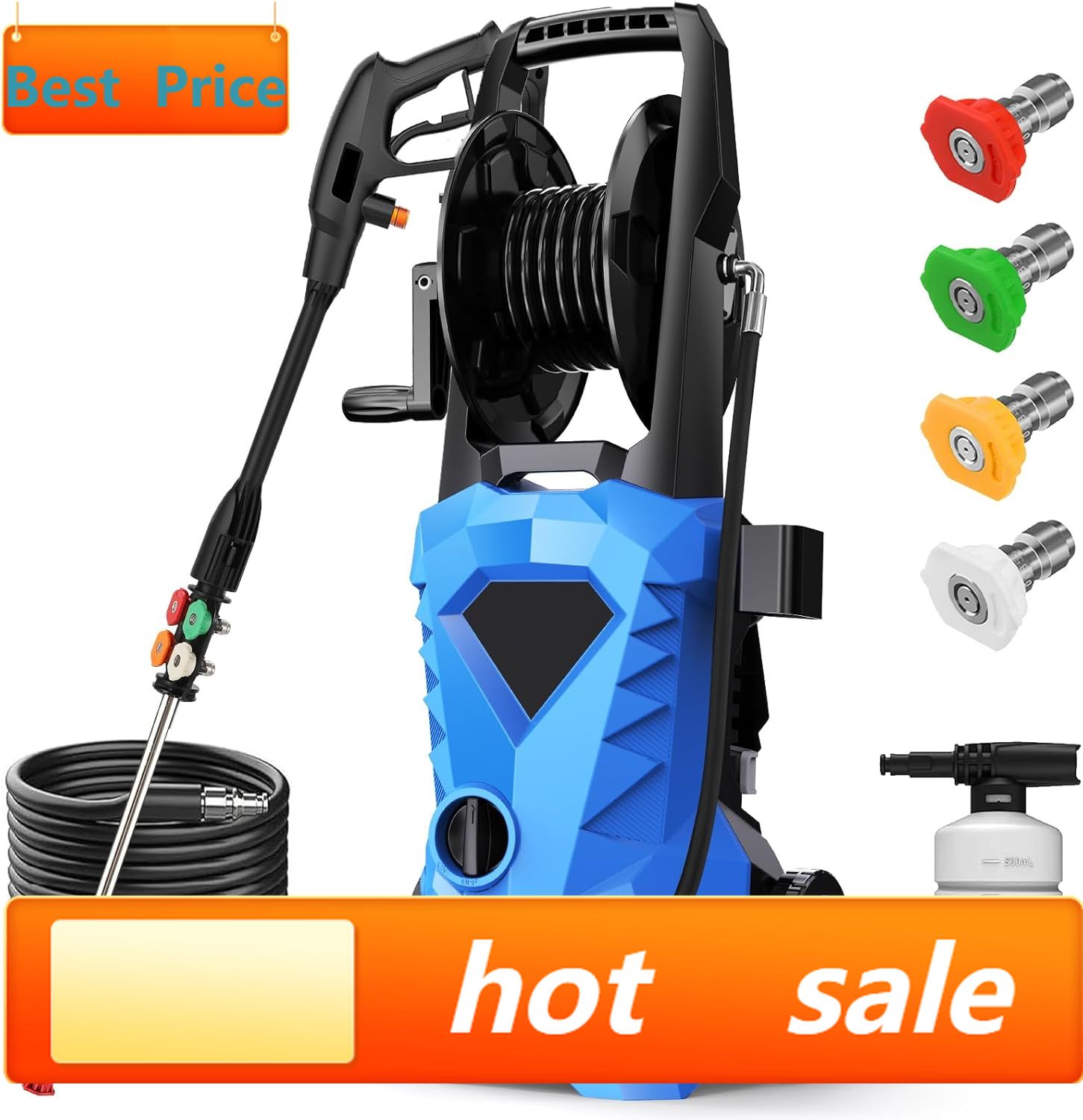 Electric Reel - 5000PSI Electric Pressure Washer - 2025
