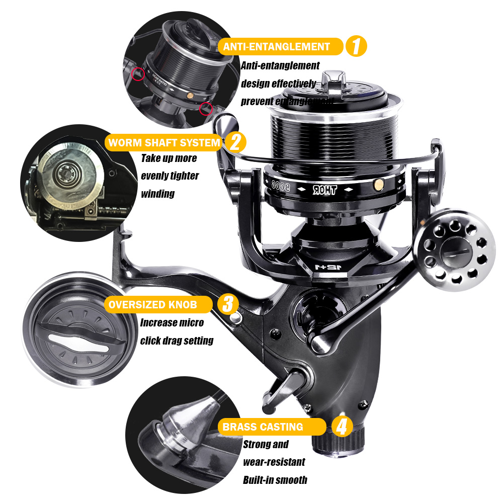 New Carp Fishing Reel Spinning - Reel Spare Spool บทวิจารณ์และราคา