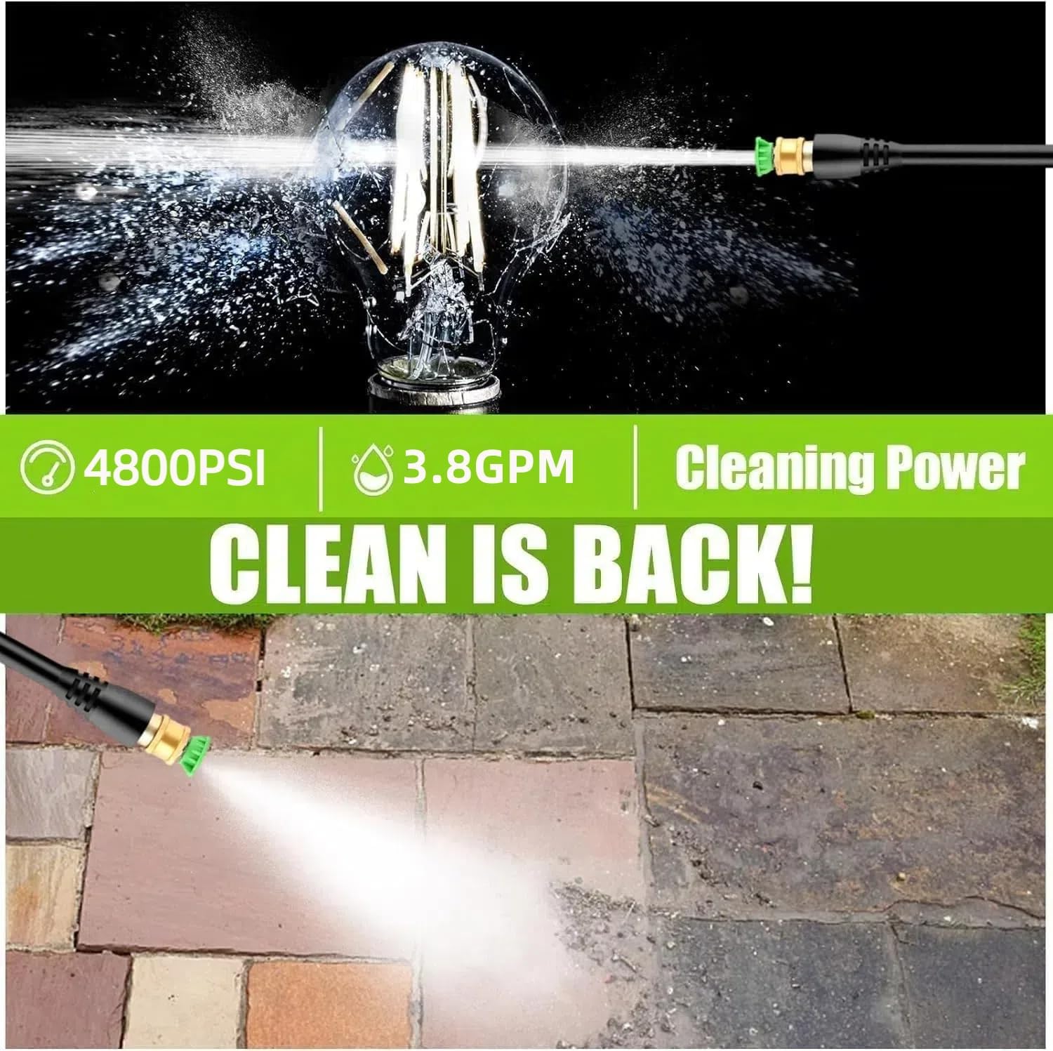 4800PSI Electric Pressure Wash - Electric Reel บทวิจารณ์และราคา