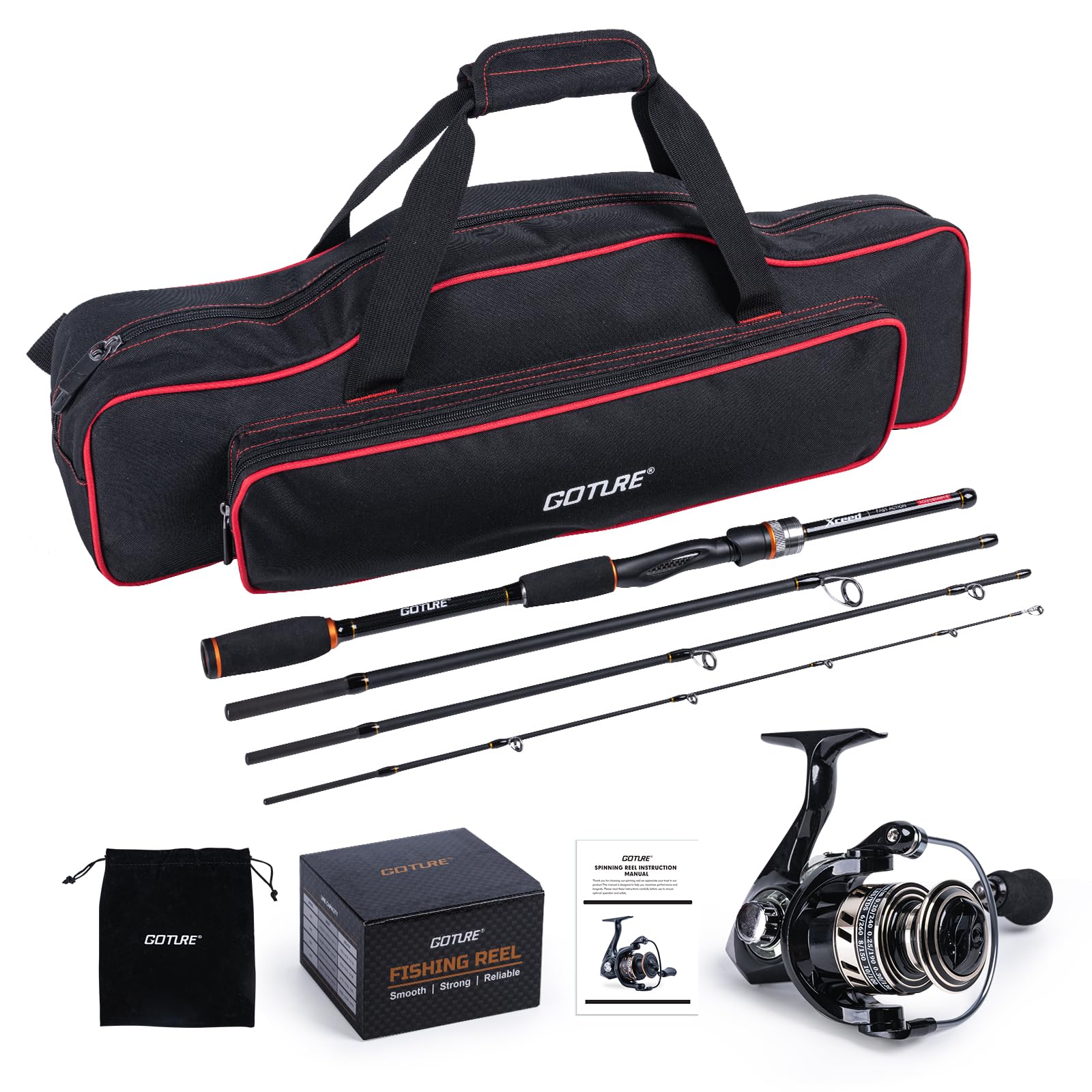 Goture Portable Spinning Fishi - Reel Bag บทวิจารณ์และราคา