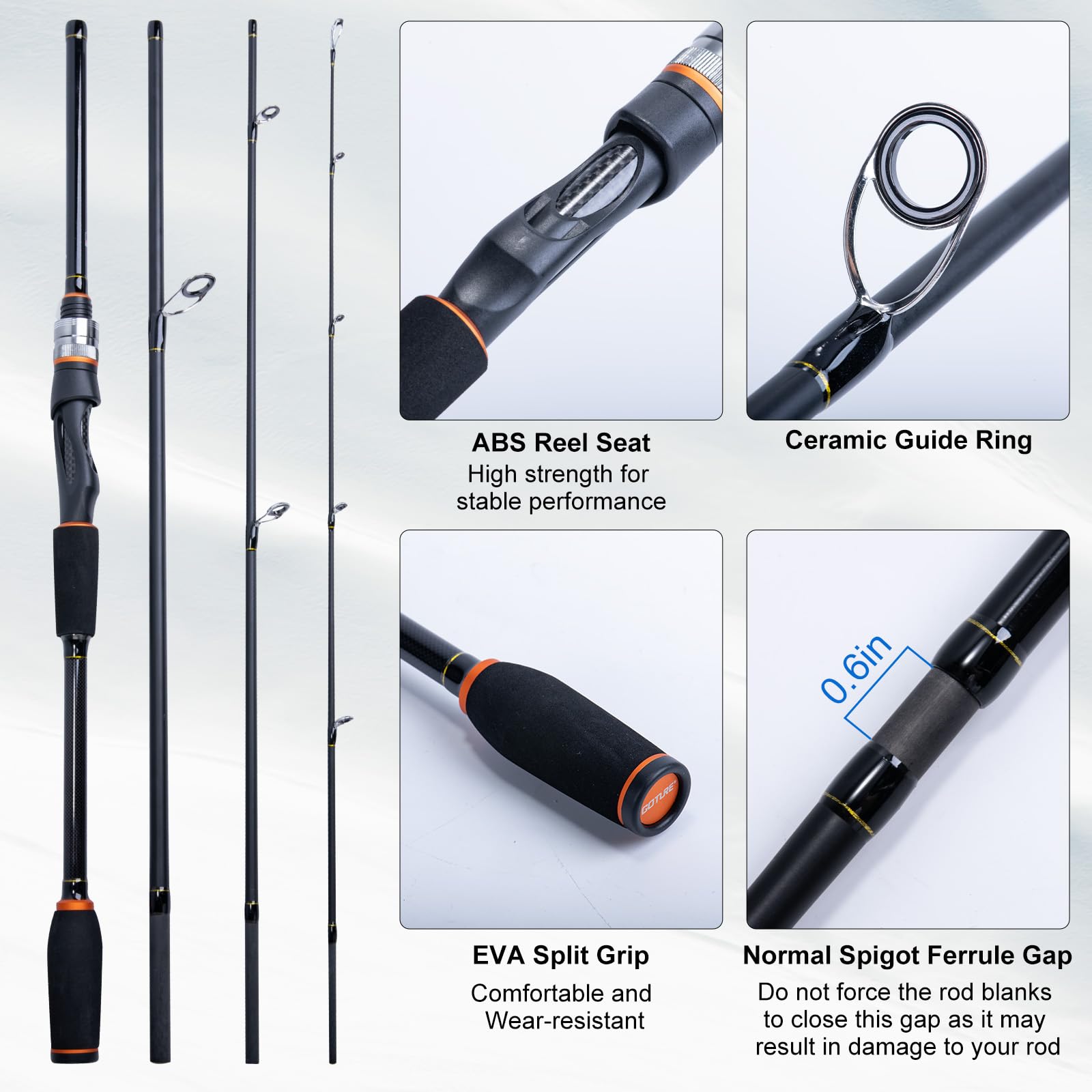 Goture Portable Spinning Fishi - Reel Bag บทวิจารณ์และราคา