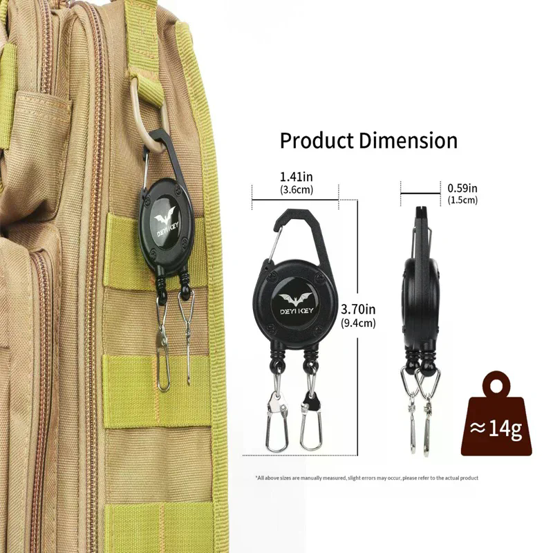 1/2Pcs Retractable Badge Holde - Conventional Reel บทวิจารณ์และราคา