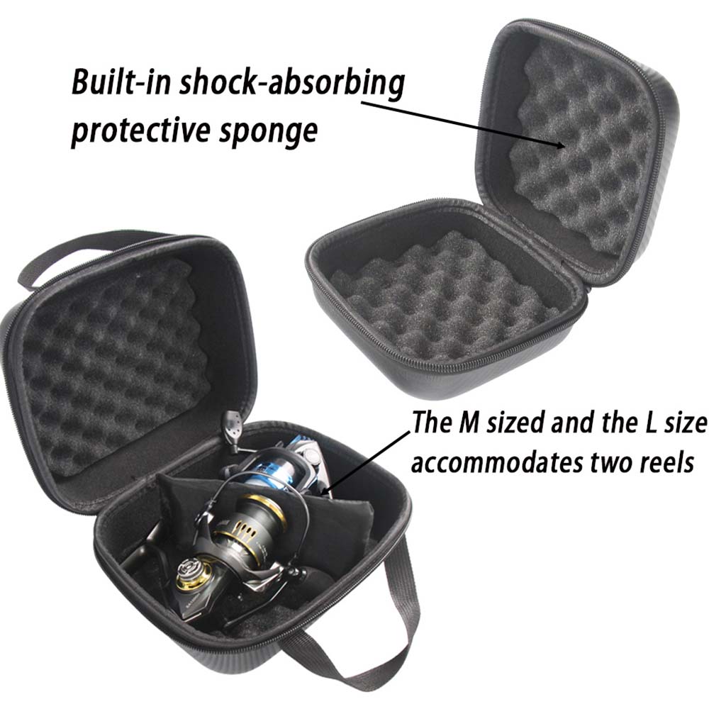 JSFUN Fishing Reel Case S/M/L  - Spincast Reel บทวิจารณ์และราคา