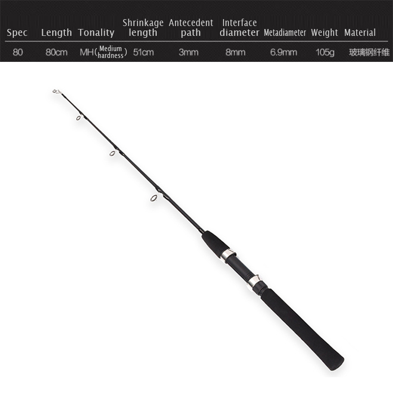 80Cm Fishing Rods Ice Fishing  - Ice Fishing Reel บทวิจารณ์และราคา