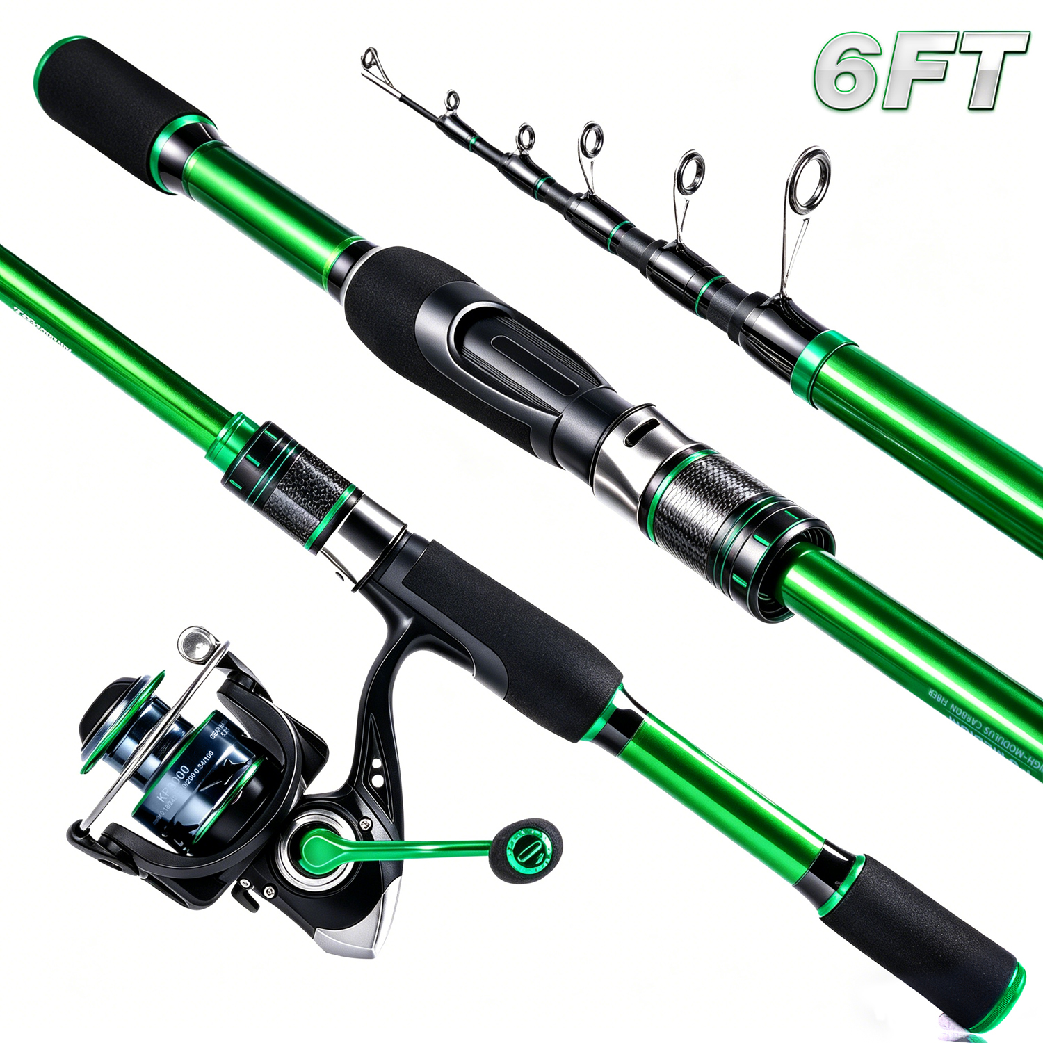 Graphite Telescopic Fishing Ro - Reel Bag บทวิจารณ์และราคา