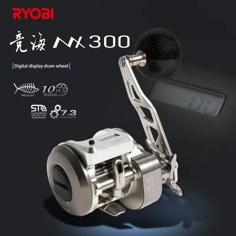 New Ryobi metal slow trolling  - Trolling Reel บทวิจารณ์และราคา