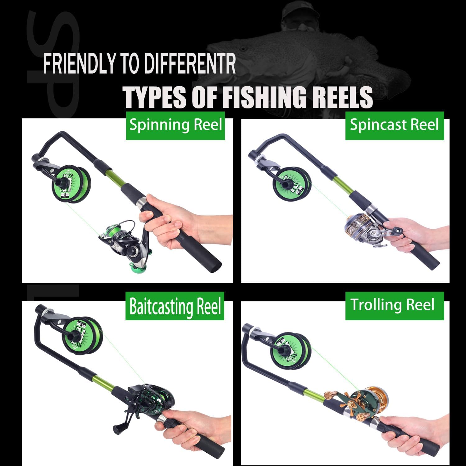 Fishing Line Spooler, Adjustab - Spinning Reel บทวิจารณ์และราคา