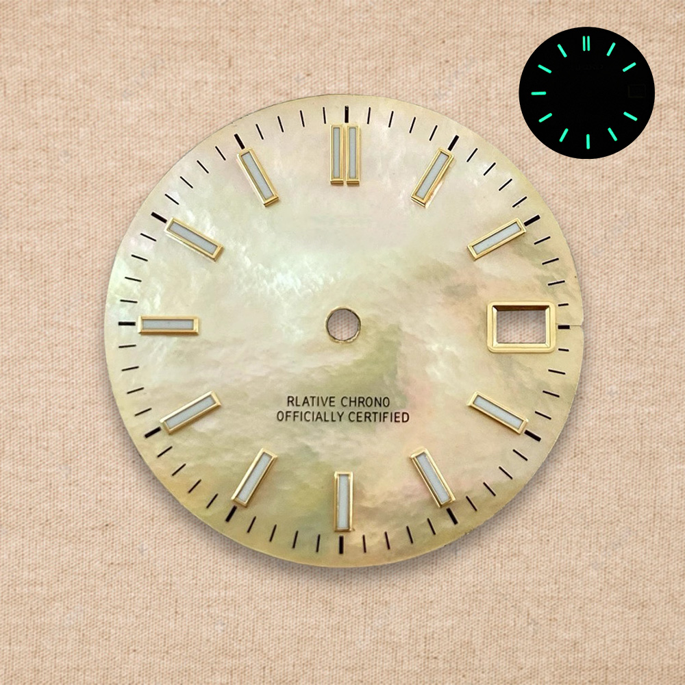 New 28.5mm S Logo NH35 Dial Lo - Reel Case บทวิจารณ์และราคา