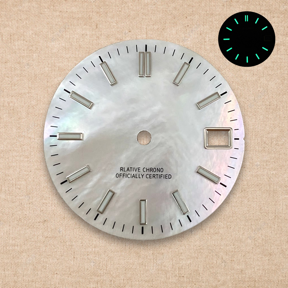 New 28.5mm S Logo NH35 Dial Lo - Reel Case บทวิจารณ์และราคา