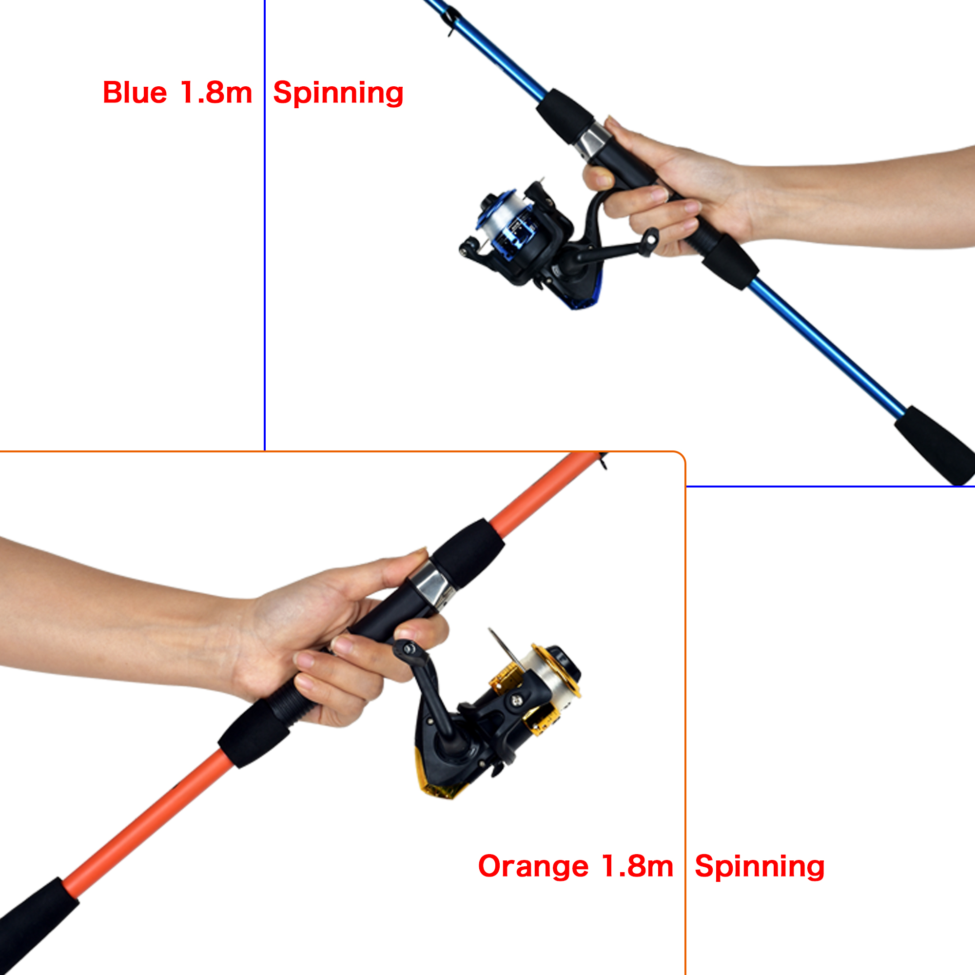 BIUTIFU Spinning Fishing Rod S - Spincast Reel บทวิจารณ์และราคา