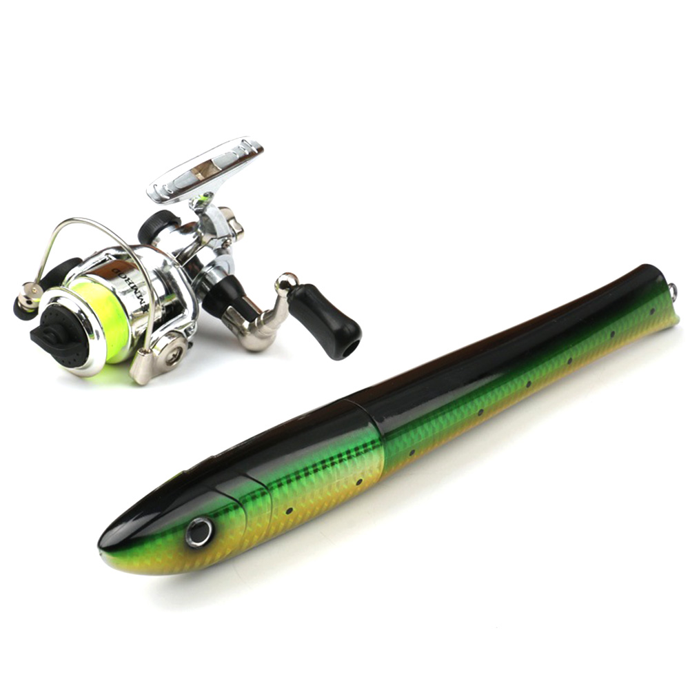 Portable Fish Shaped Fishing R - Ice Fishing Reel บทวิจารณ์และราคา