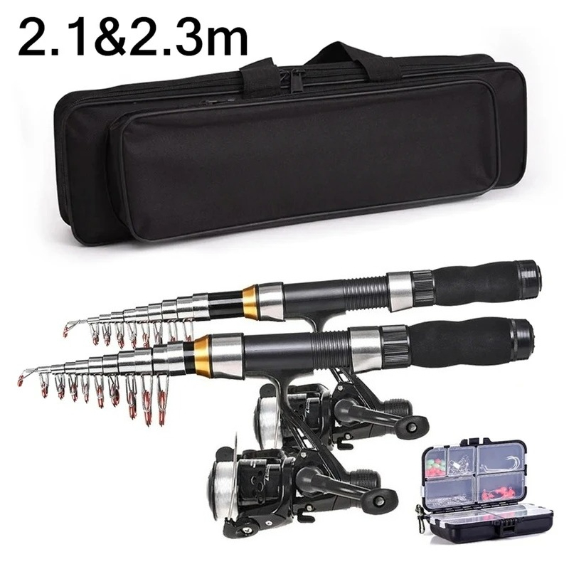 BRAVMAK 2.1/ 2.3 mTelescopic F - Spincast Reel บทวิจารณ์และราคา
