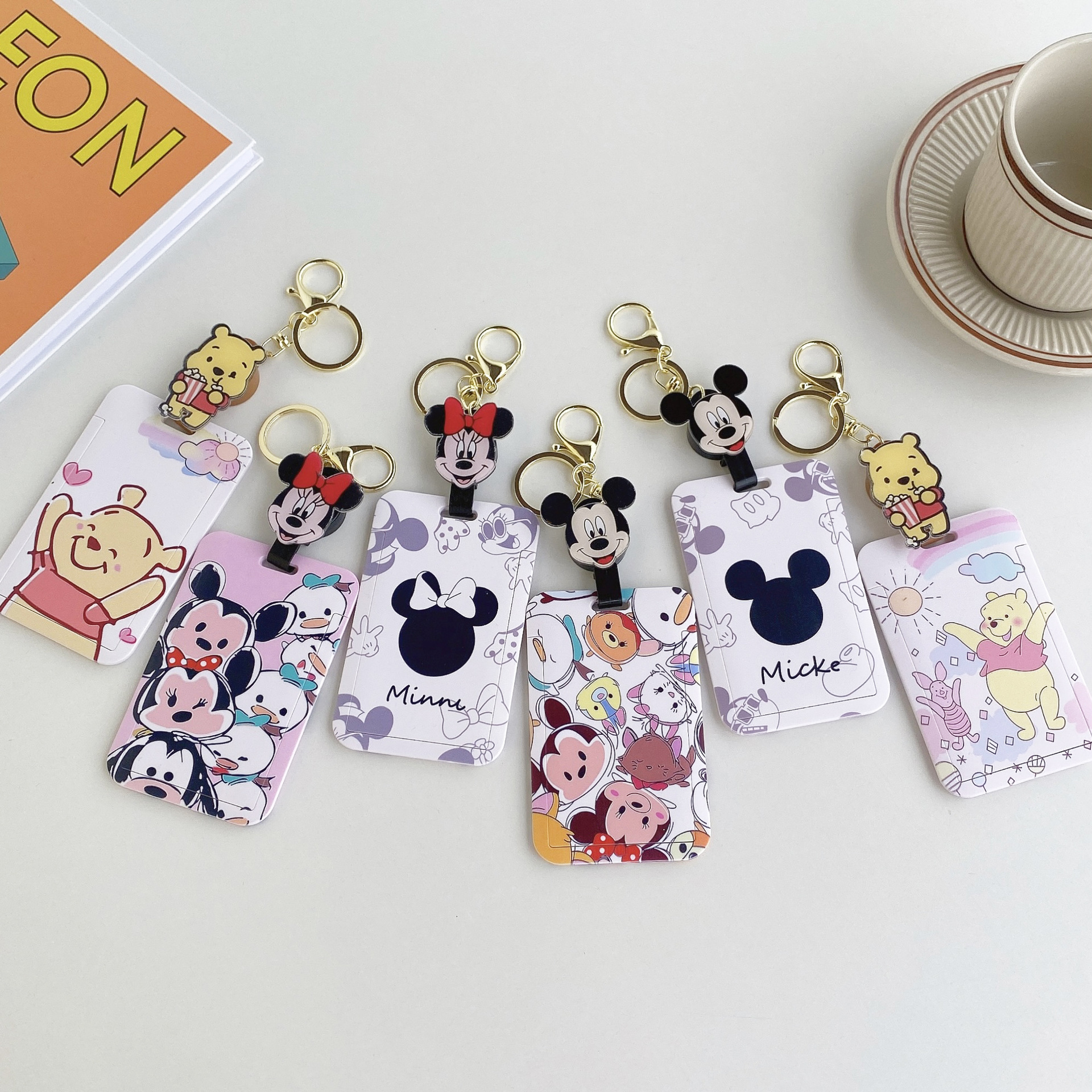 Cartoon Mickey Mouse Keychain  - Reel Cover บทวิจารณ์และราคา